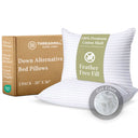 Threadmill Soft Bed Pillows | Down Alternative, Cooling Cotton Shell