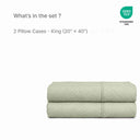color:Light Beige Celine,Dark Grey Celine, Folkstone Blue Celine, Ivory Celine, Sage Green Celine, Light Grey Celine, Hotel White Celine|size:Pillowcases - King|position:4
