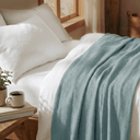 color:Mist Blue Herringbone