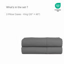 color:Beige,Folkstone Blue,Bright White,Sage Green,Dark Grey|Size:Pillowcases - King|position:4